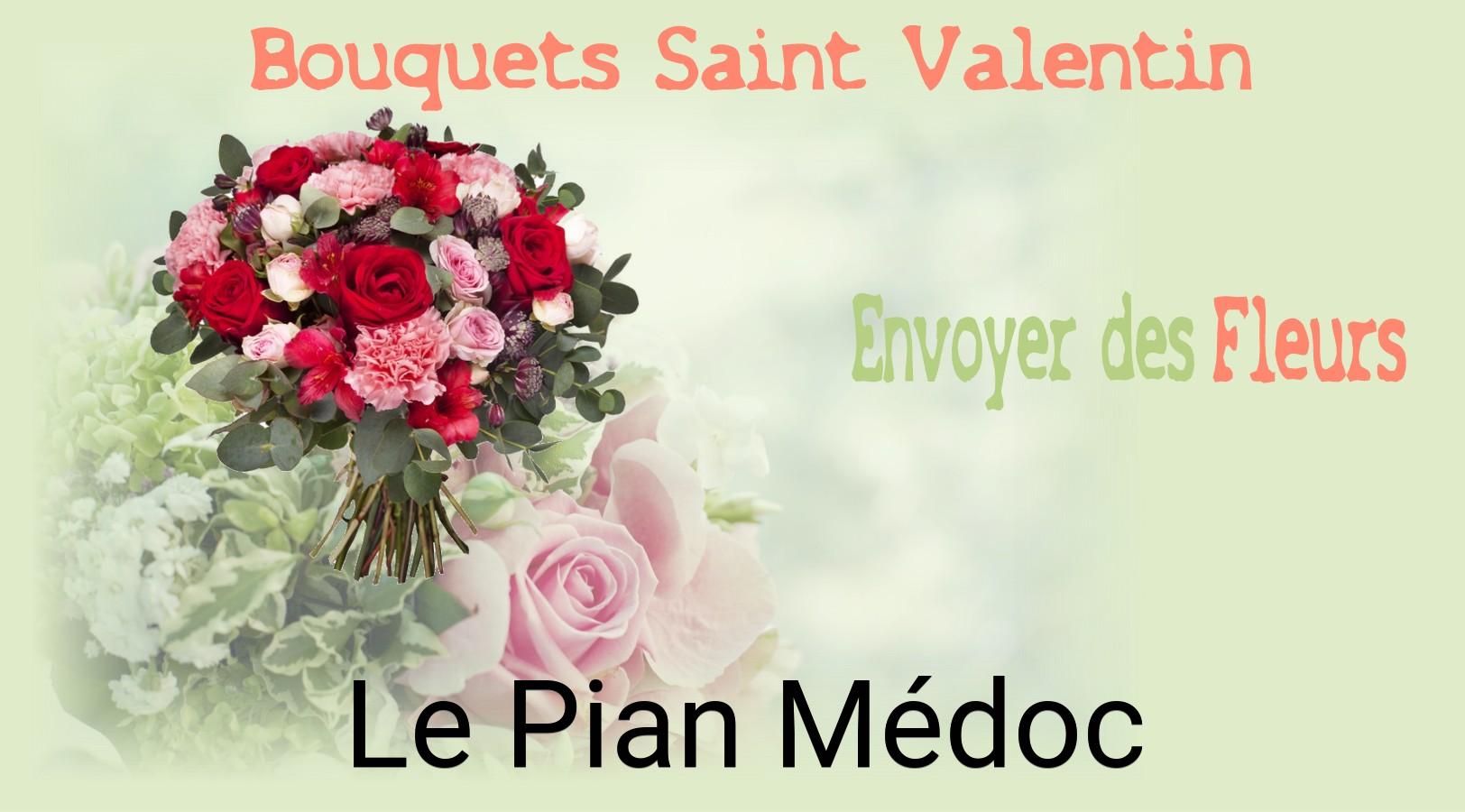 Roses de Saint-Valentin livrées à Le Pian-Médoc